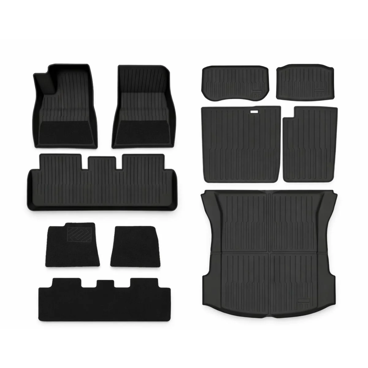 Automatten Tesla Model 3 bj 2019 - 04.2021 Rubber Ecoline