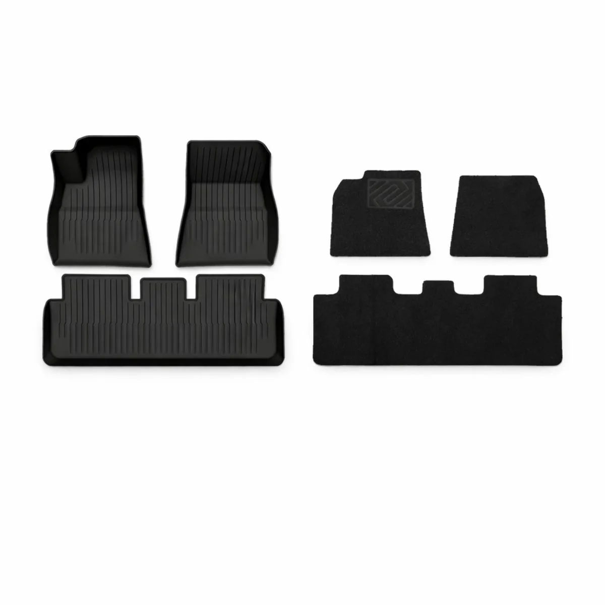 Automatten Tesla Model 3 bj 2019+ Interieur Rubber Ecoline