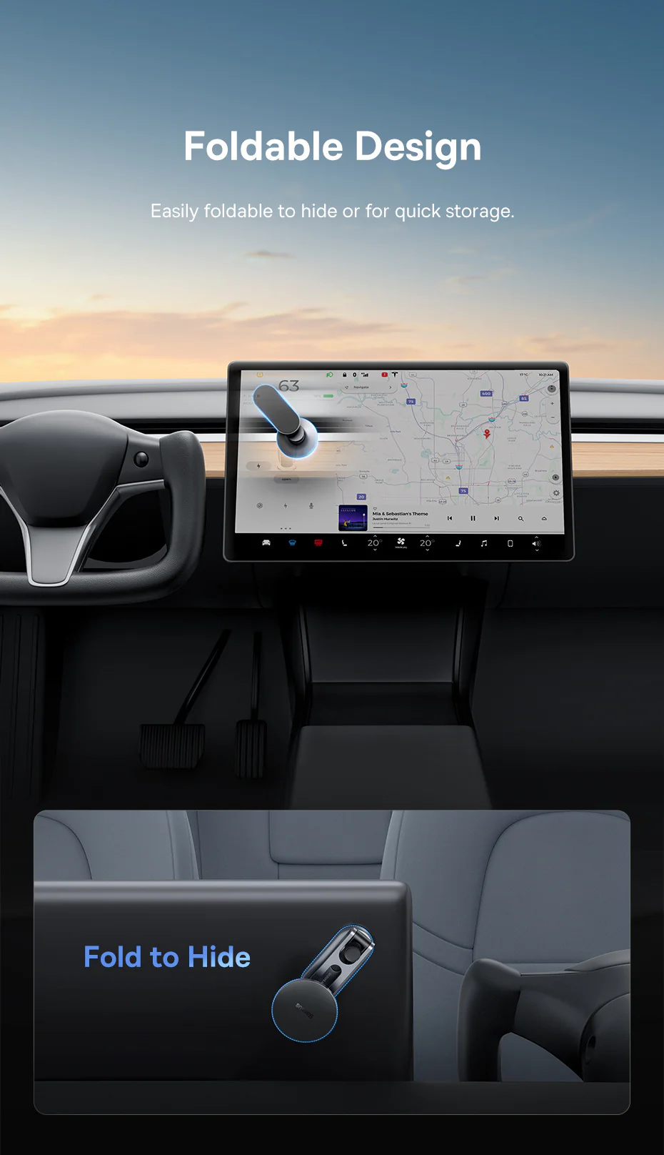 Tesla Model Y en Model 3 Telefoonhouder met MagSafe - Image 6
