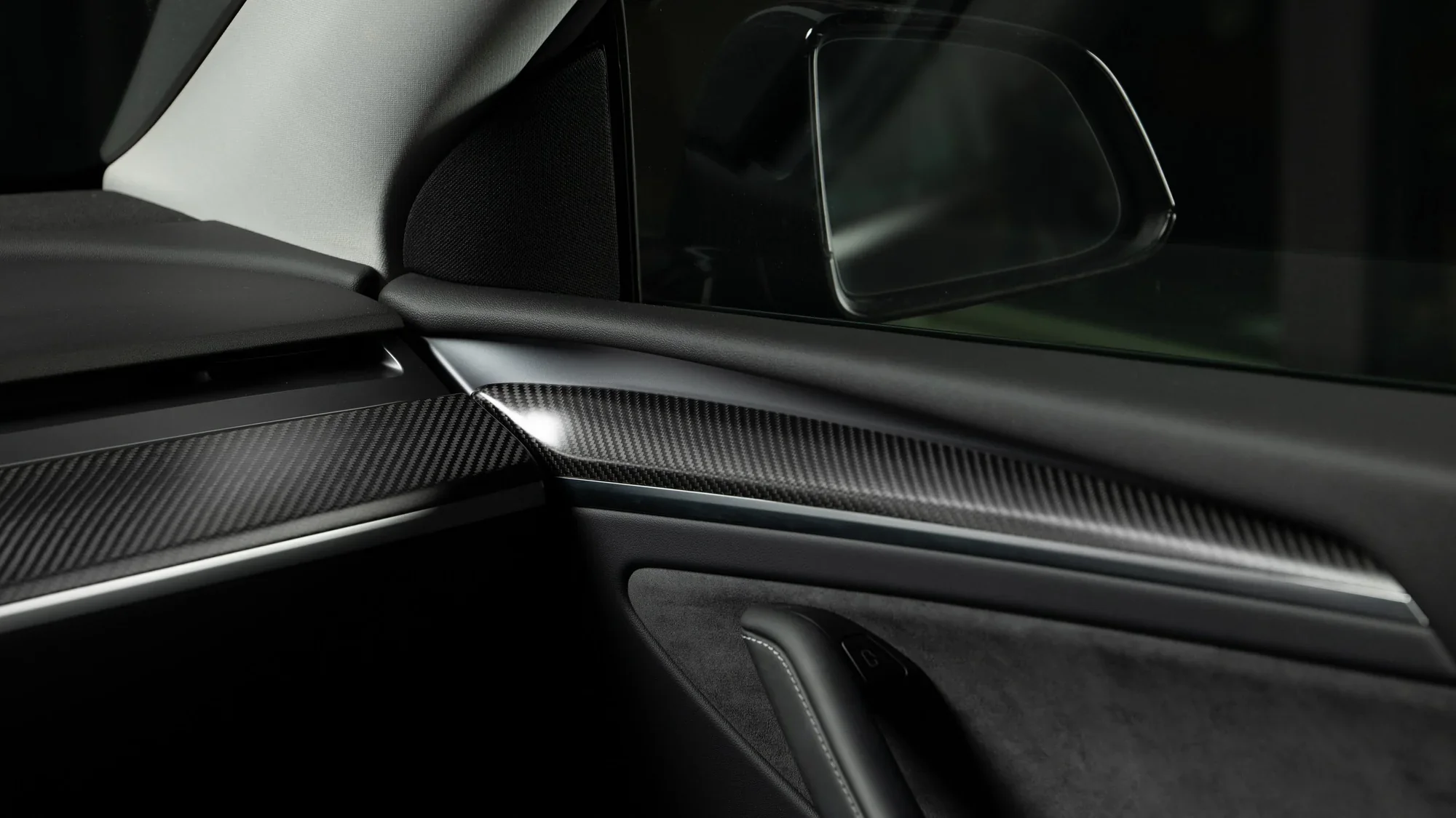 Echte Carbon Dashboard- en of Deurlijsten voor Tesla Model 3/Y: Premium Interieur Upgrade - Image 14
