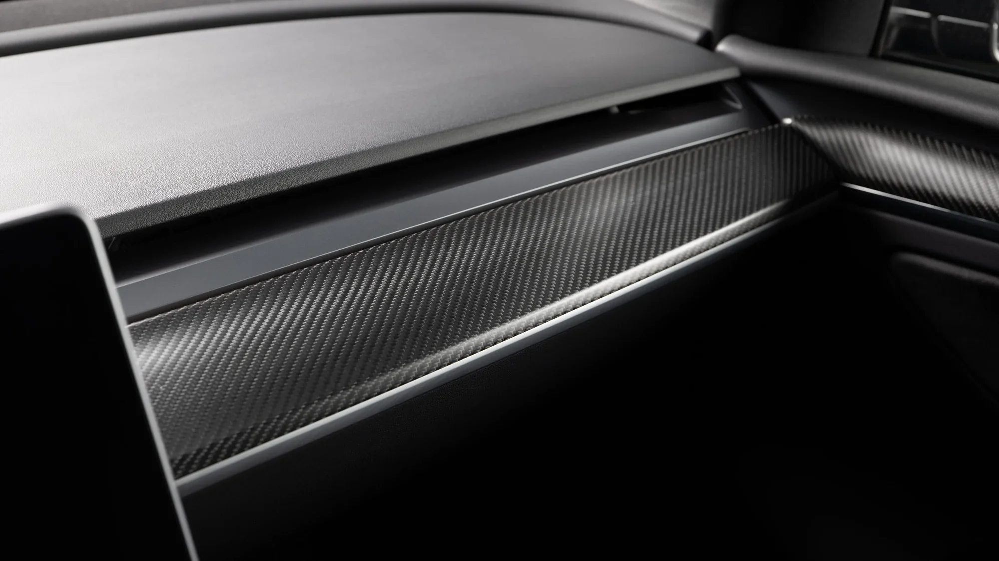 Echte Carbon Dashboard- en of Deurlijsten voor Tesla Model 3/Y: Premium Interieur Upgrade - Image 3