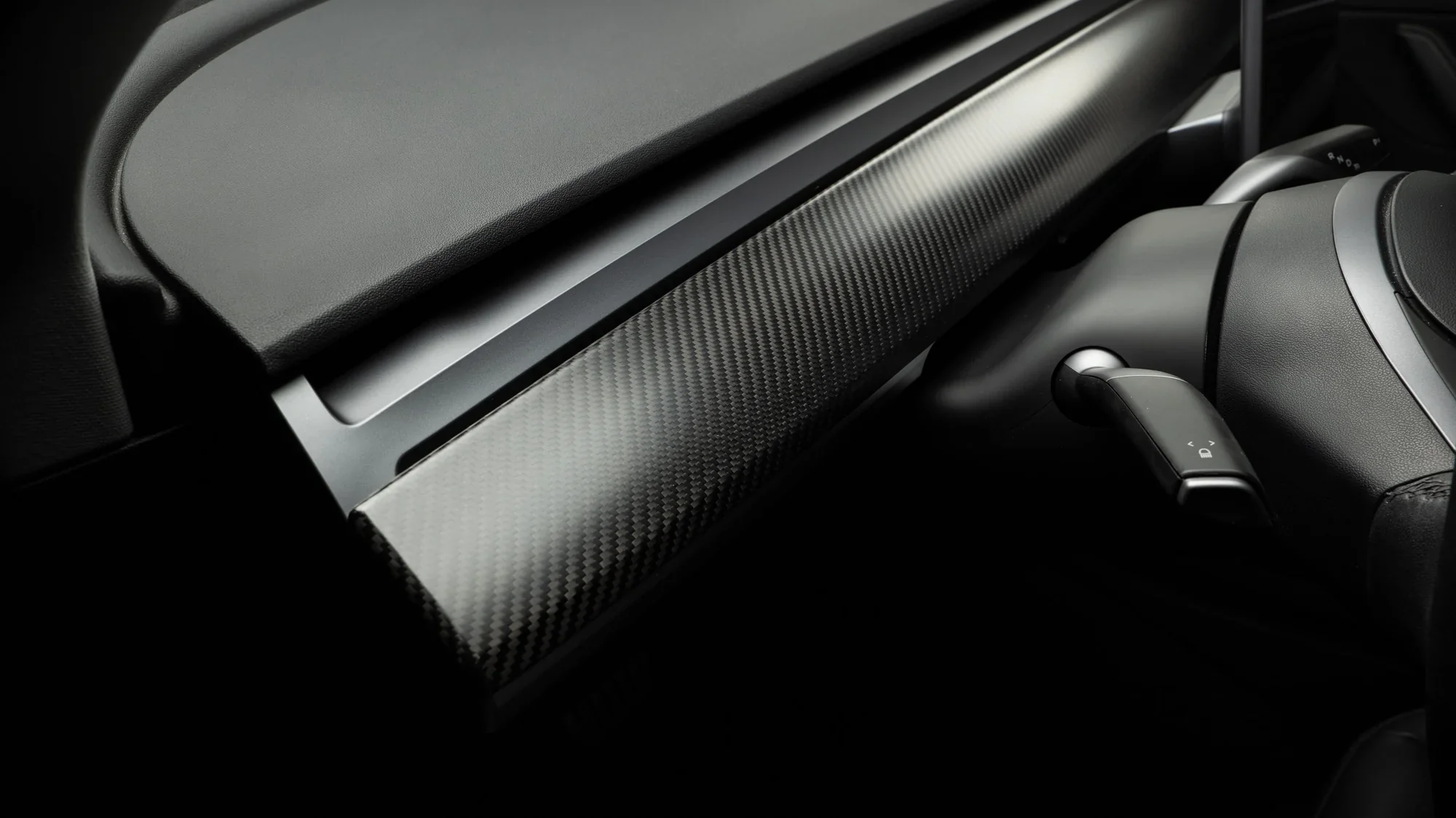 Echte Carbon Dashboard- en of Deurlijsten voor Tesla Model 3/Y: Premium Interieur Upgrade - Image 8