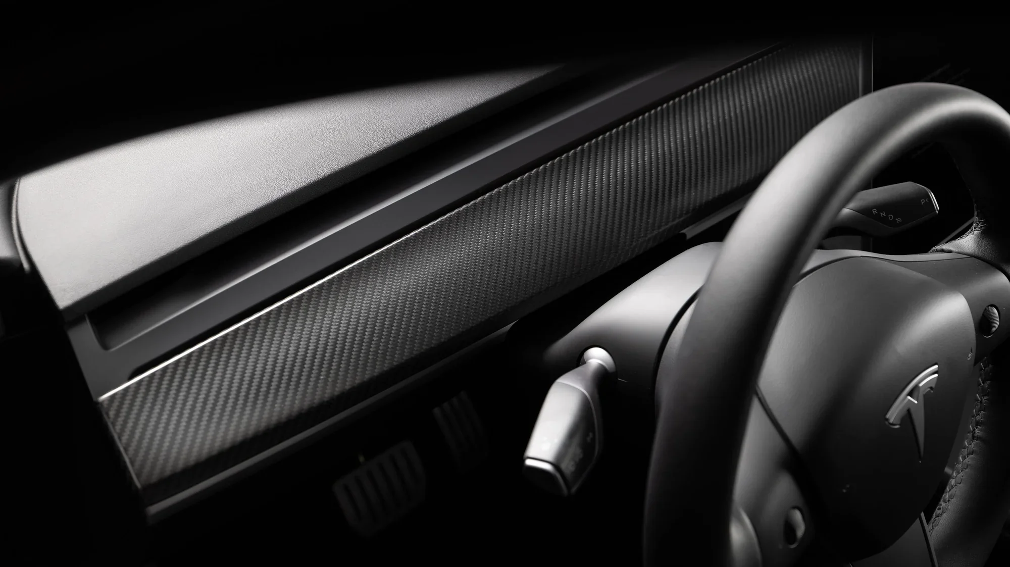 Echte Carbon Dashboard- en of Deurlijsten voor Tesla Model 3/Y: Premium Interieur Upgrade - Image 9