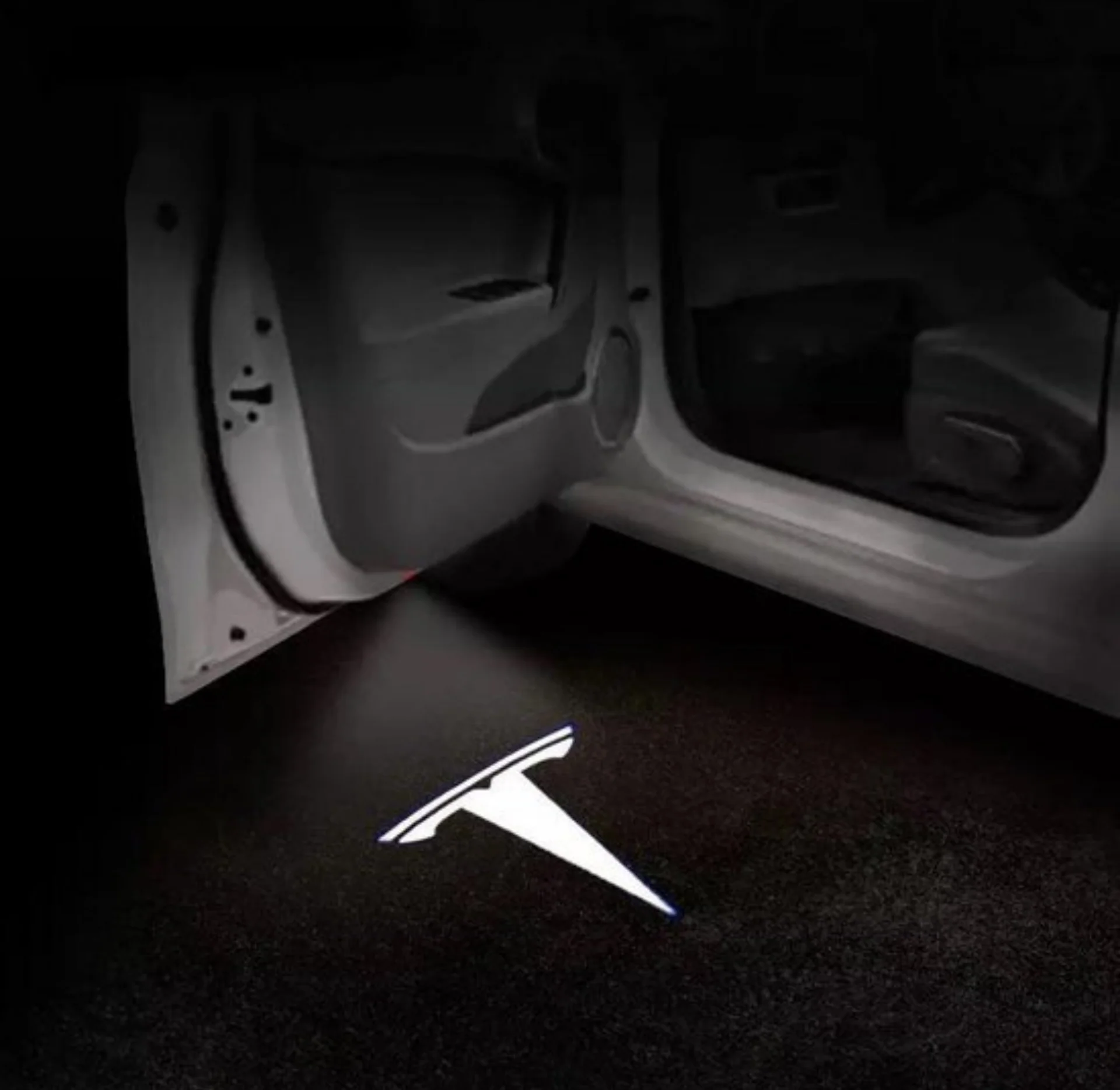 Tesla Model S/3/X/Y Deurverlichting Logo