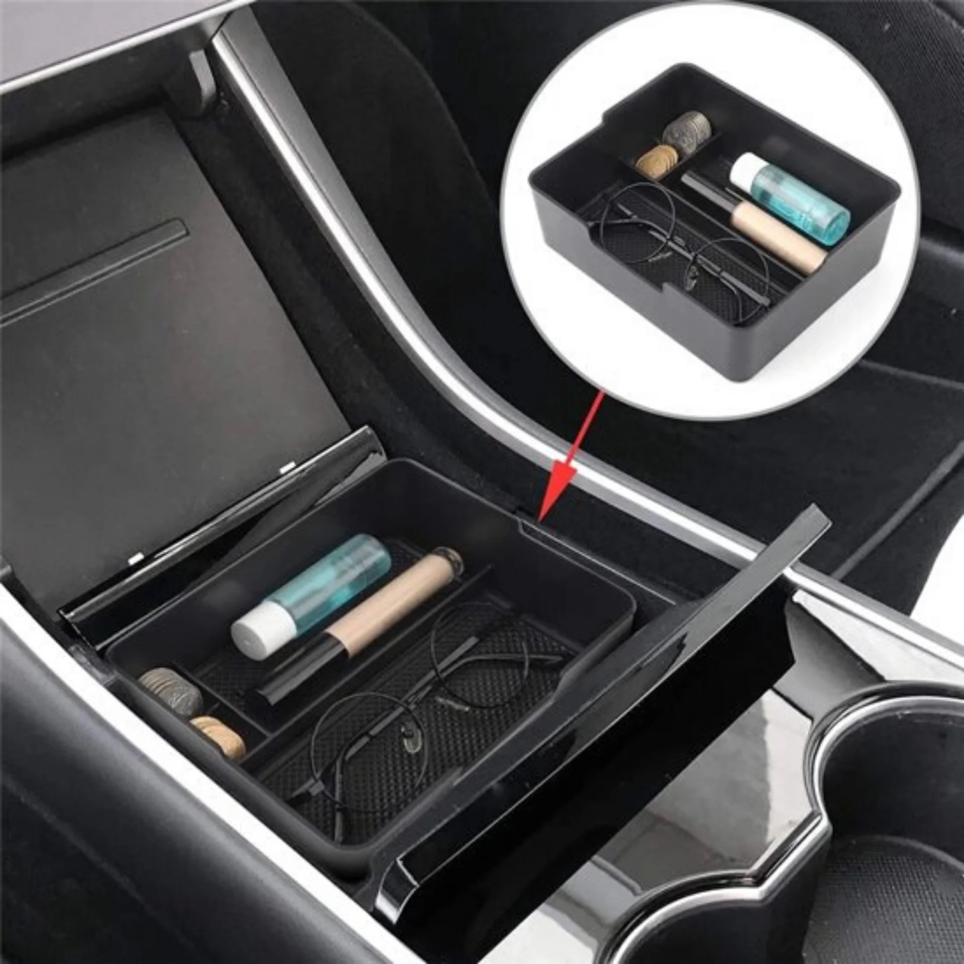Tesla Model 3 Middenconsole Organizer 2019 – 04.2021 - Image 3