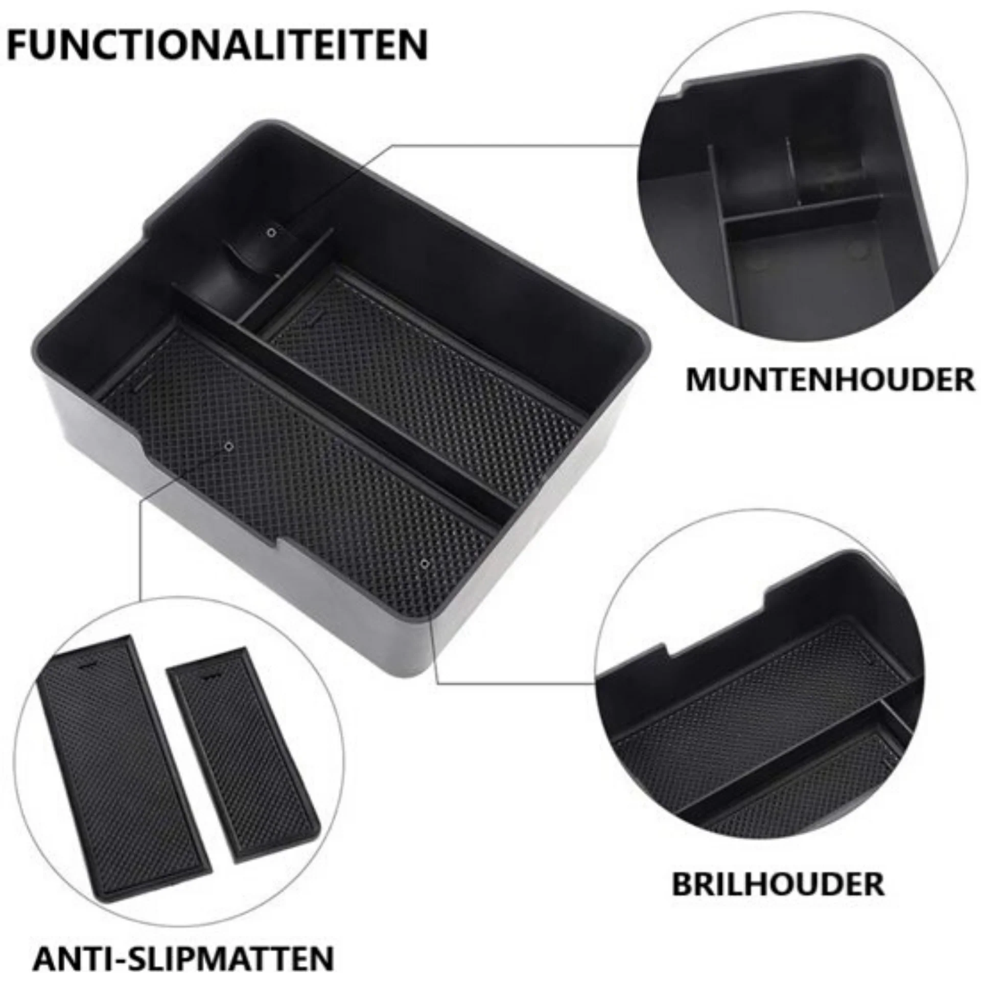 Tesla Model 3 Middenconsole Organizer 2019 – 04.2021 - Image 4