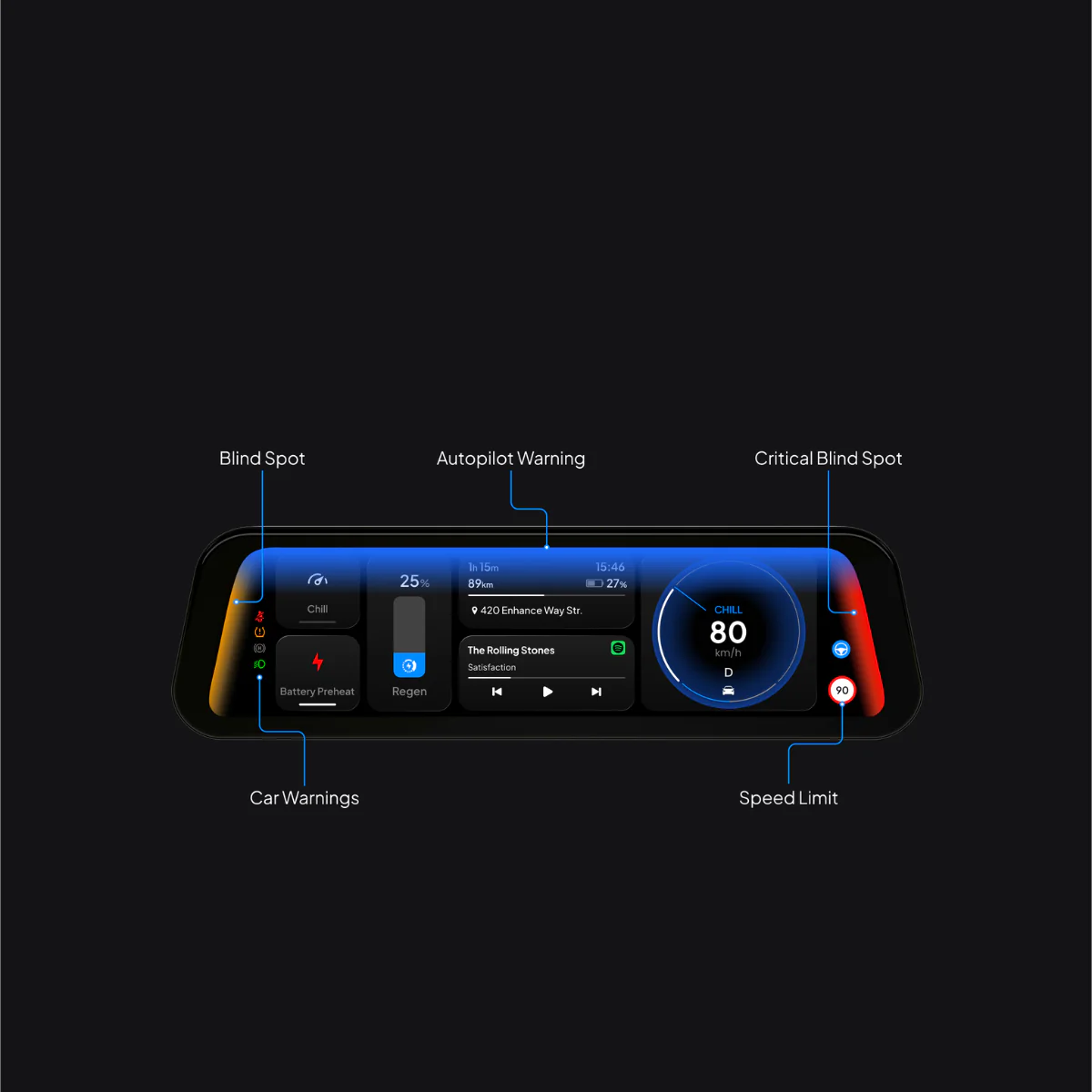 Tesla Dashboard Display S3XY Dash - Image 8
