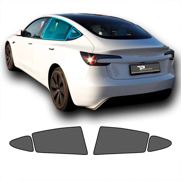 Tesla Model 3 Highland Raamfolie: Voorgesneden & Blinderend