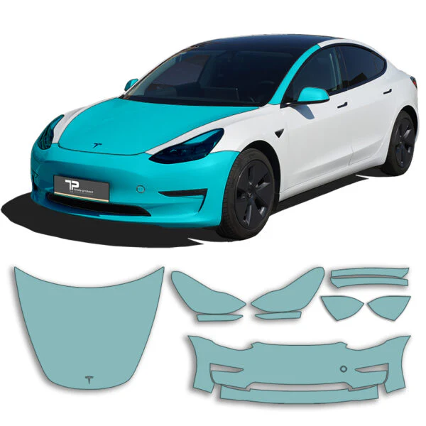 Tesla Model 3 PPF Lakbeschermingsset - Complete Set Voorkant - Image 3