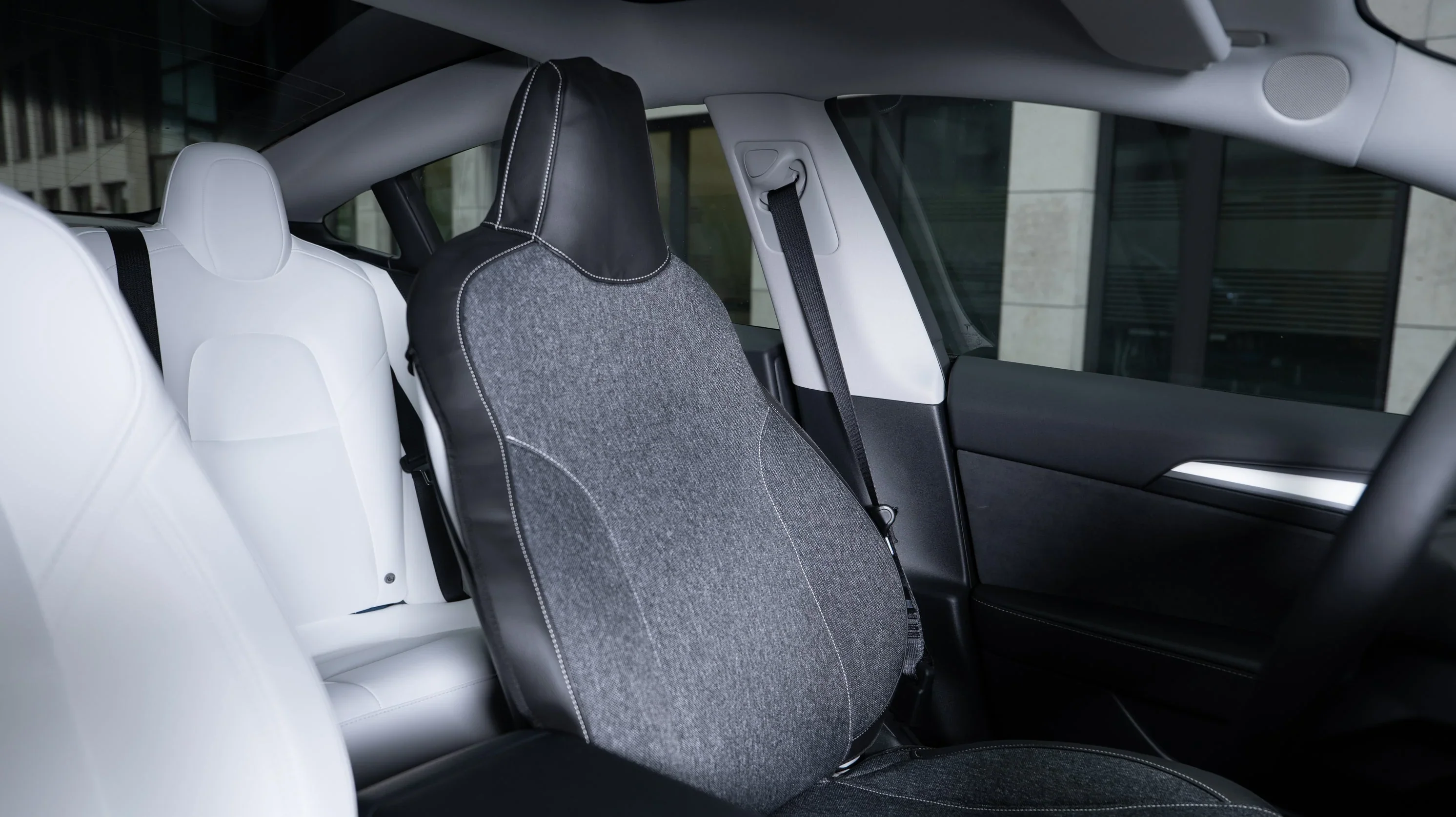 Tesla Model 3 Stoelhoezen Kunstleer op Maat - Image 2