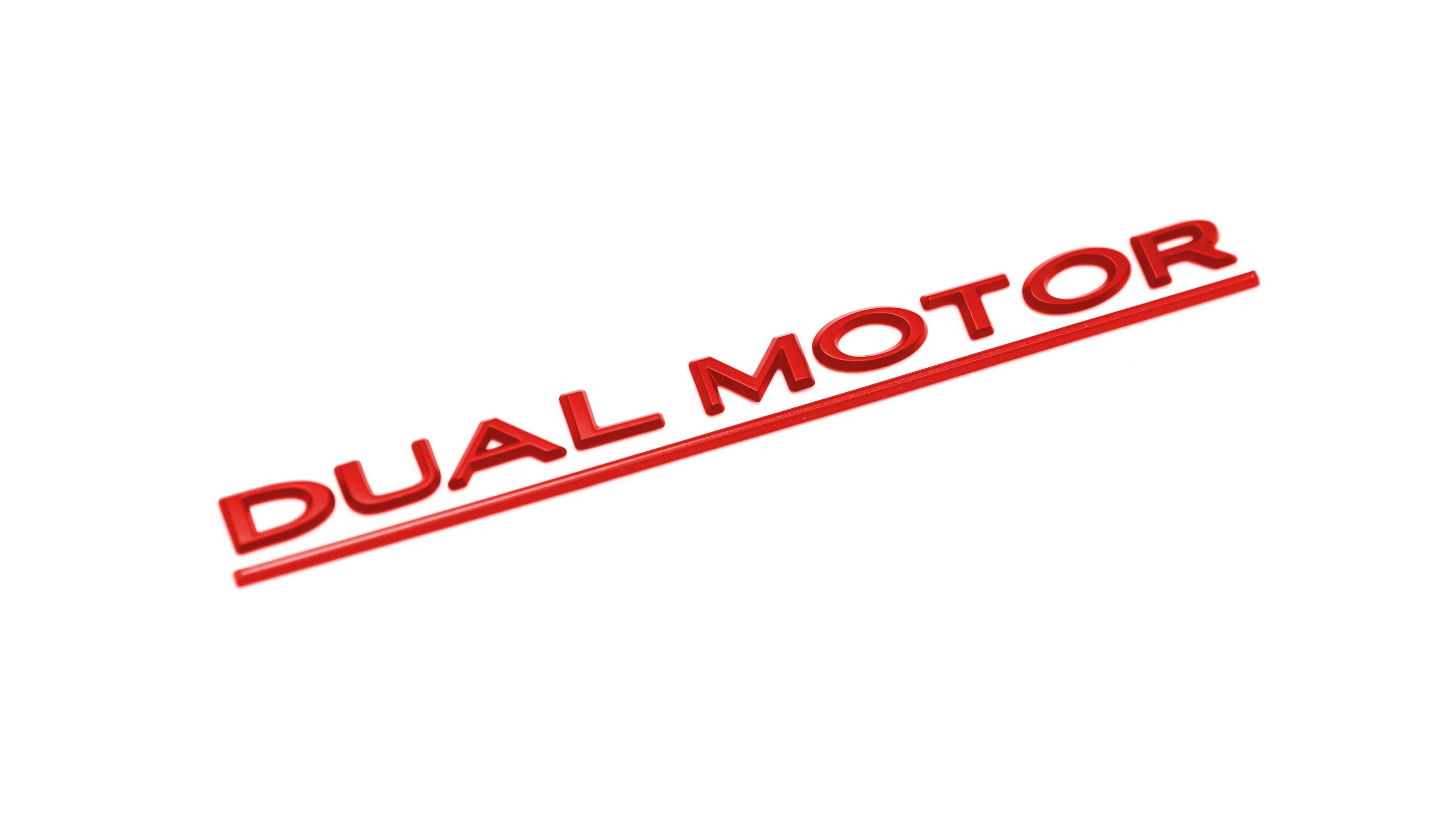 Tesla Model 3 en Y Dual Motor Embleem Mat Zwart - Image 4