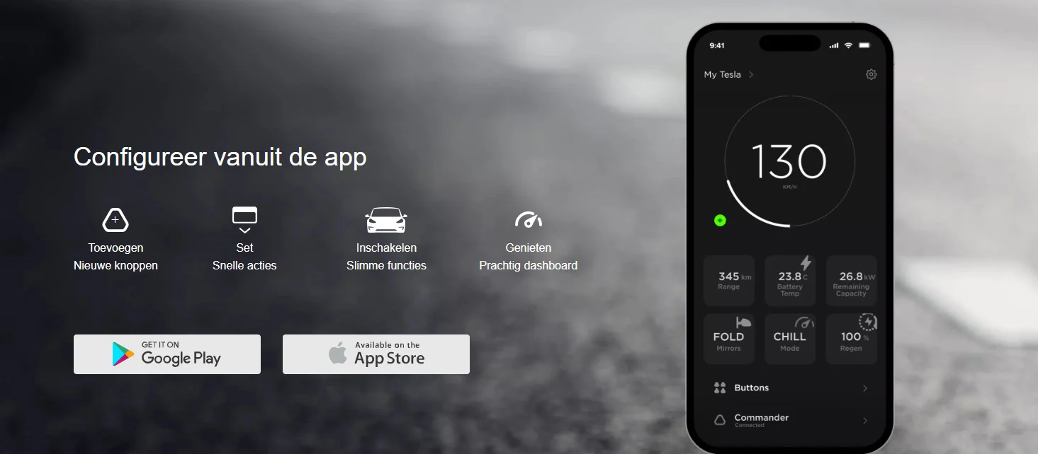 Tesla Model S/3/X/Y SEXY Buttons GEN 2 Zwart - Image 4