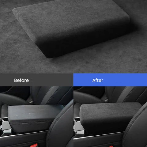 Tesla Model Y Alcantara Armsteun Cover - Image 5