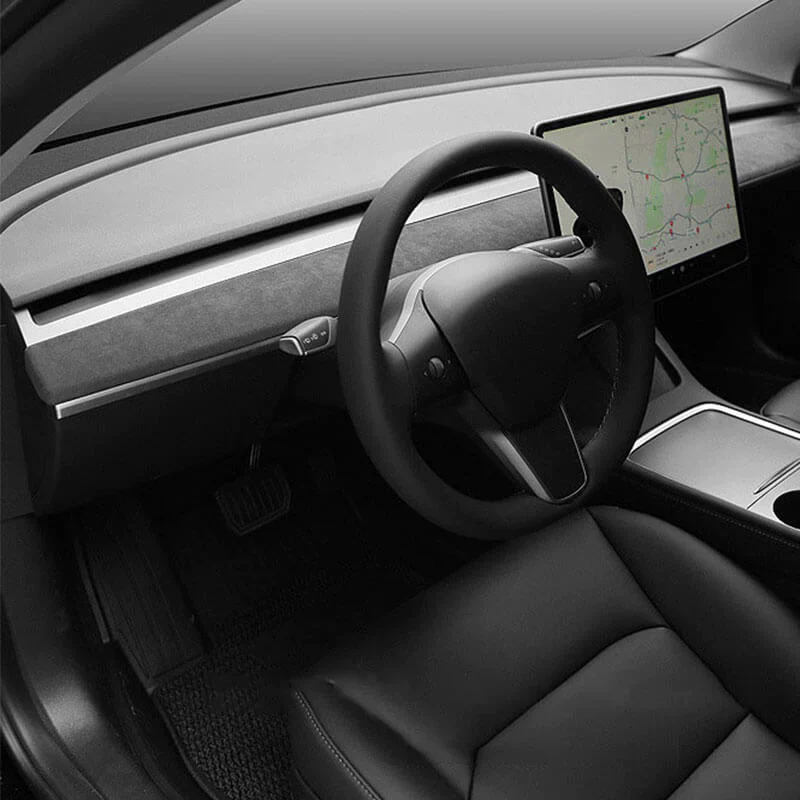 Tesla Model Y Alcantara Dashboard Cover Interieur Bekleding - Image 2