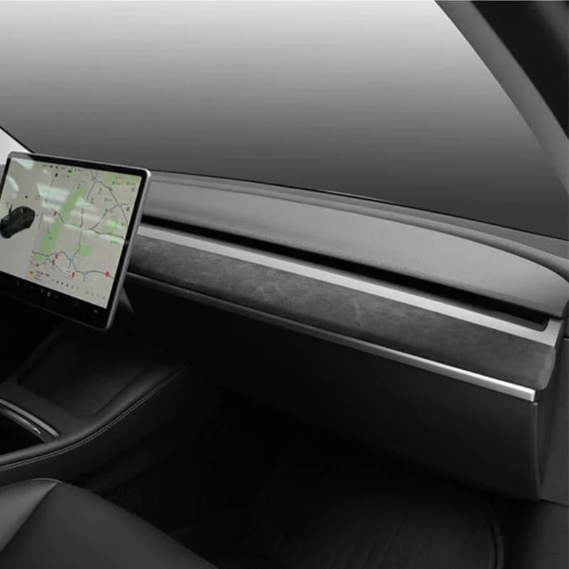 Tesla Model Y Alcantara Dashboard Cover Interieur Bekleding - Image 3