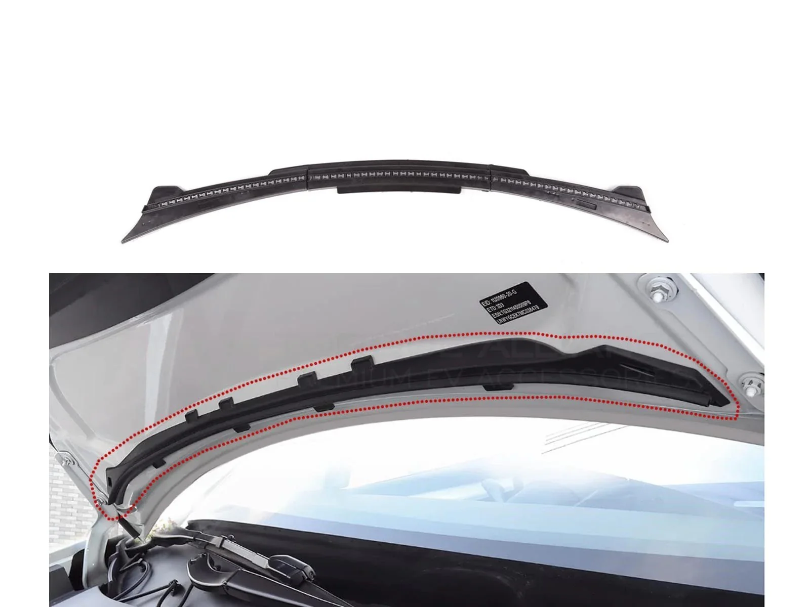 Tesla Model Y Frunk Regenbescherming: uw bagage droog en beschermd