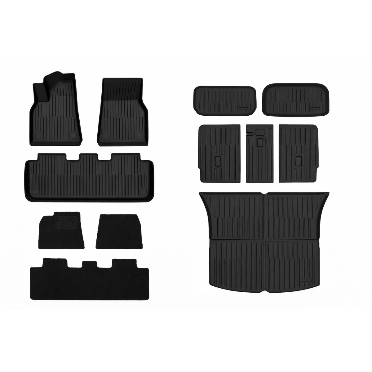 Tesla Model Y Mattenset Rubber Ecoline bj 2021 - 02.2025