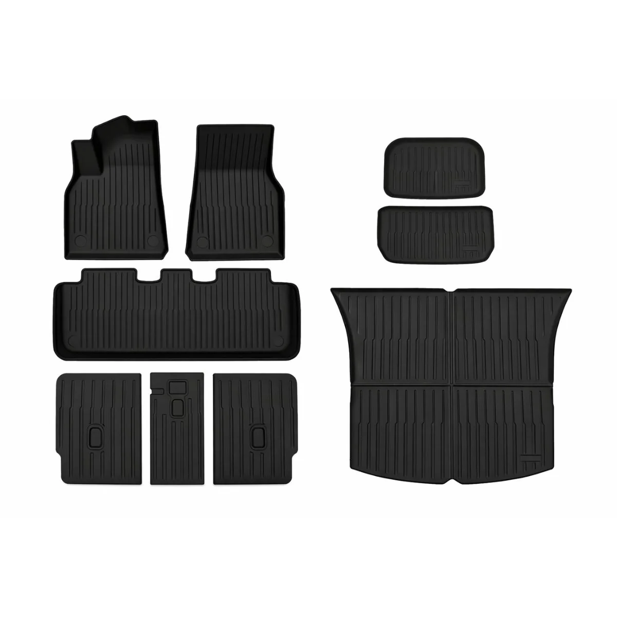 Tesla Model Y Mattenset Rubber Ecoline bj 2021 - 02.2025 - Image 18