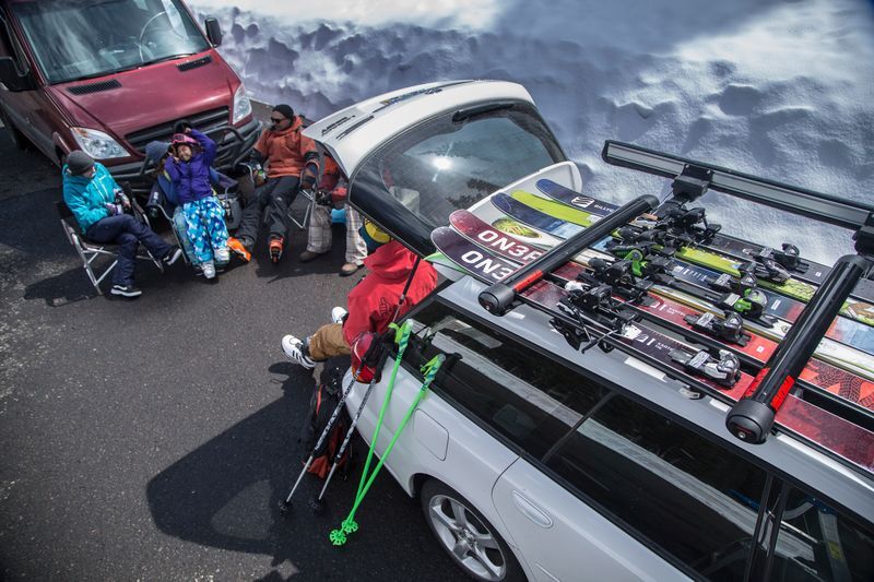 Tesla Skihouder Snowboardhouder Yakima FatCat 4 Evo - Image 3