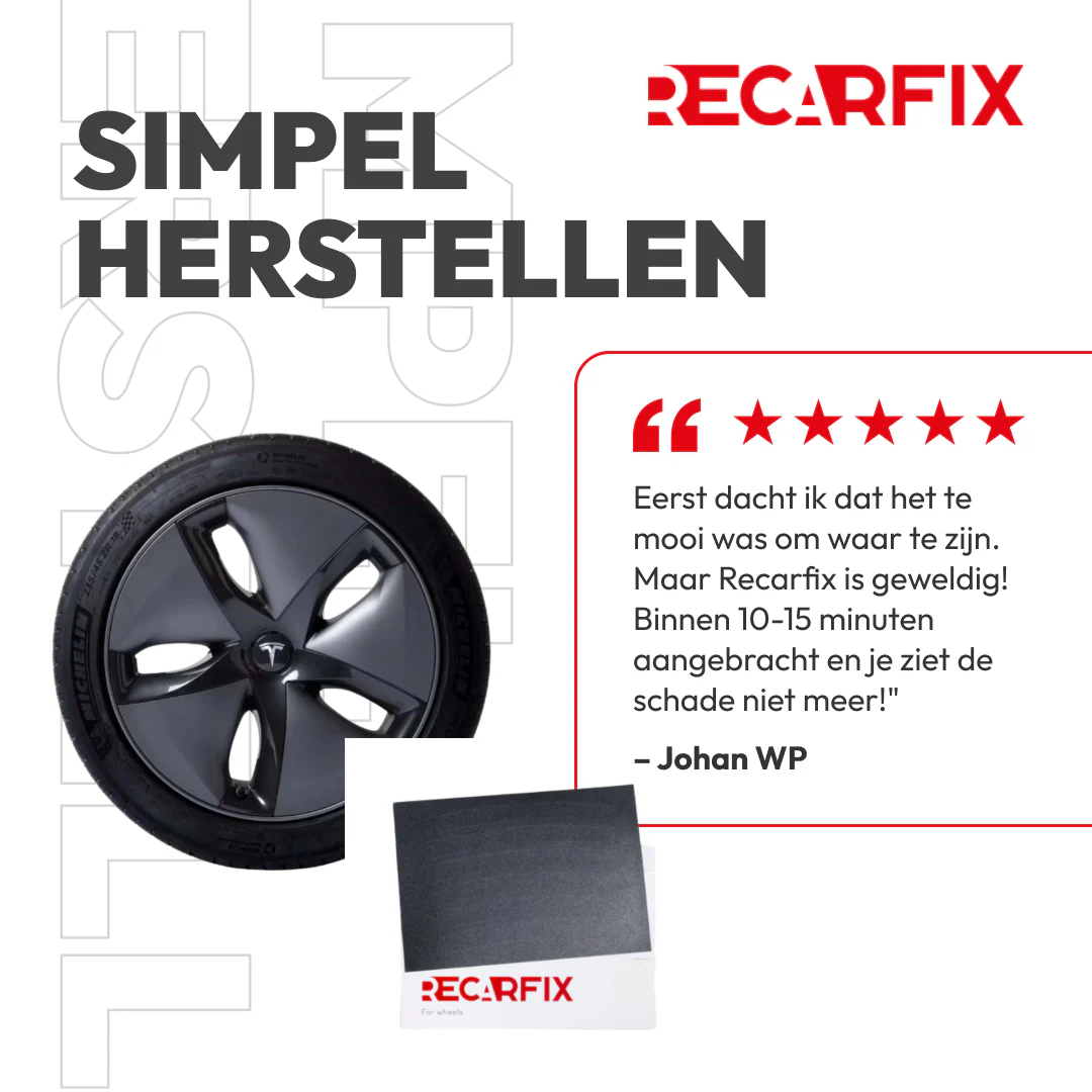 Tesla Velg Reparatie Patch Model Y - Image 10