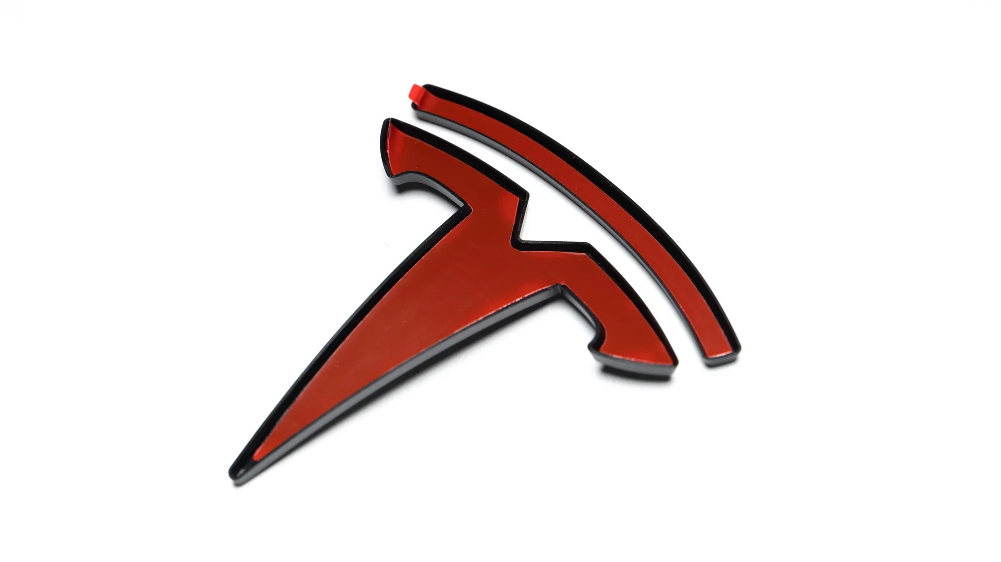 Unieke Matzwarte Logo-Emblemen Set voor Tesla Model 3 - Upgrade jouw Stijl - Image 3