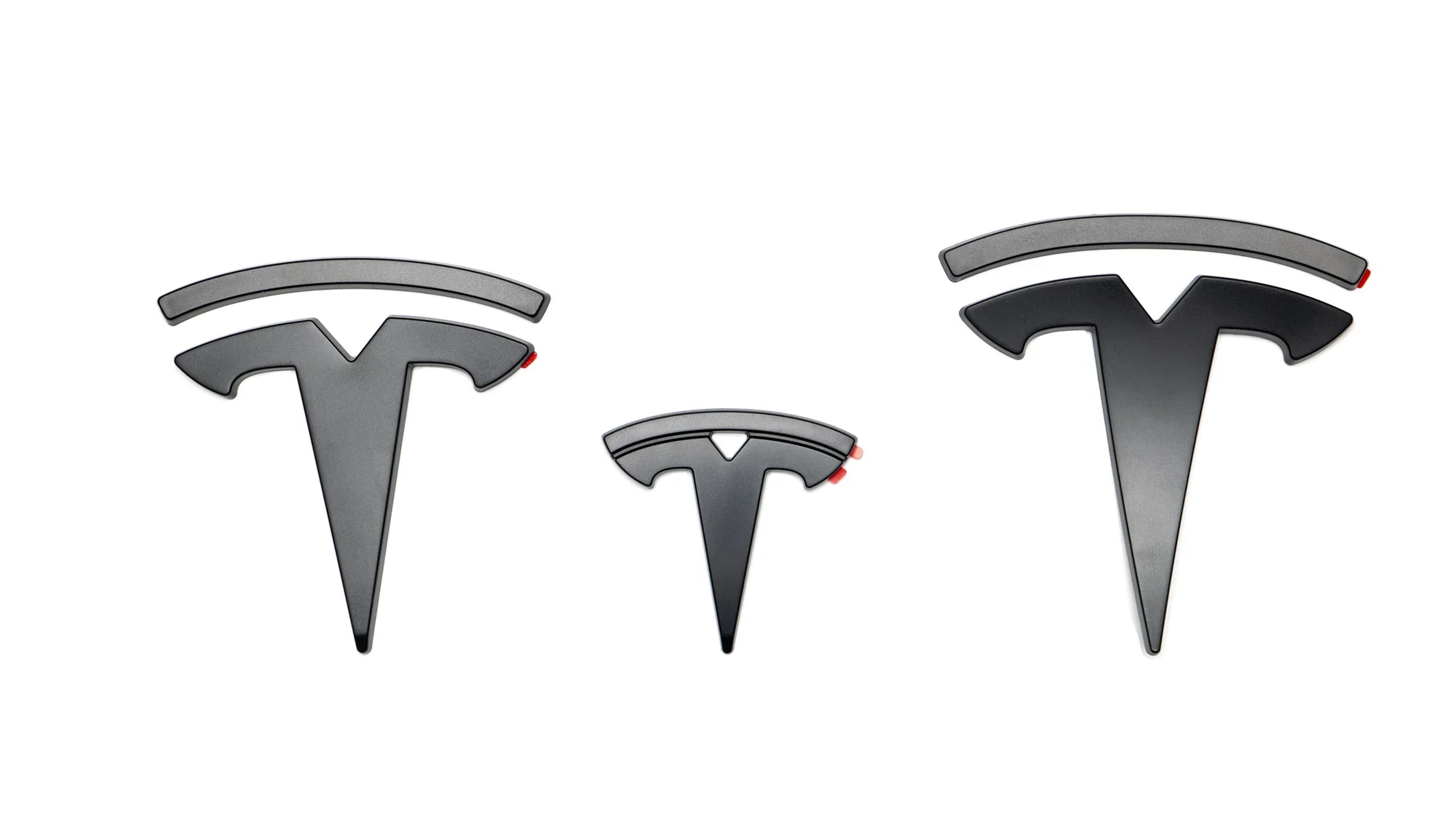 Unieke Matzwarte Logo-Emblemen Set voor Tesla Model 3 - Upgrade jouw Stijl - Image 7